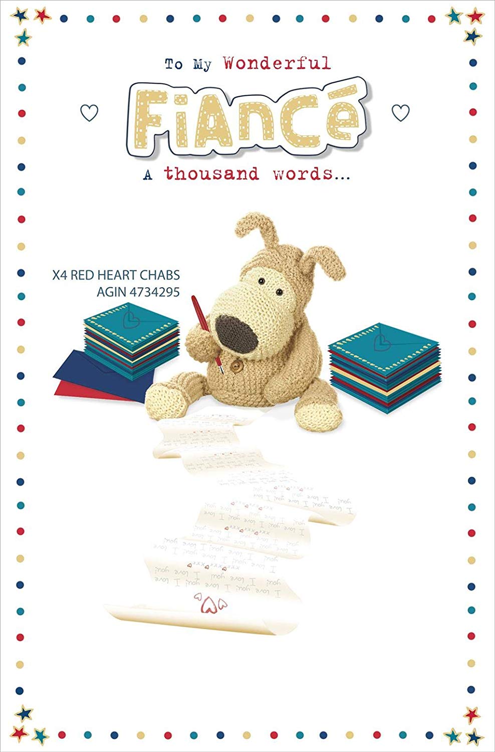 My Wonderful Fiance Birthday Card Boofle Thousand Of Words 