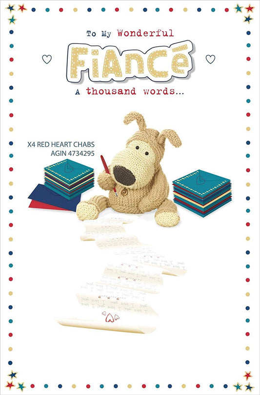 My Wonderful Fiance Birthday Card Boofle Thousand Of Words 
