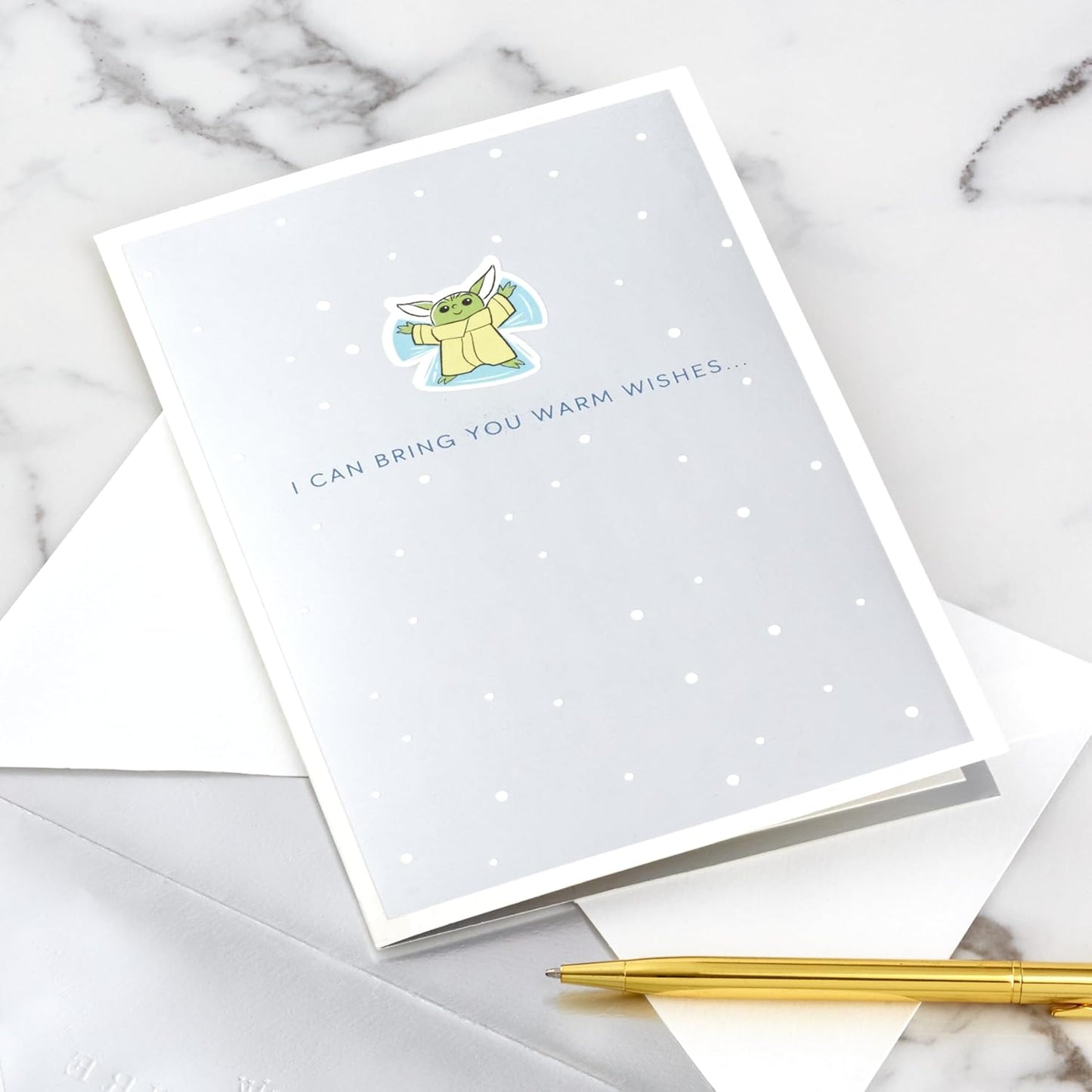 The Mandalorian and Grogu Design 3D and Pop Up Christmas Card