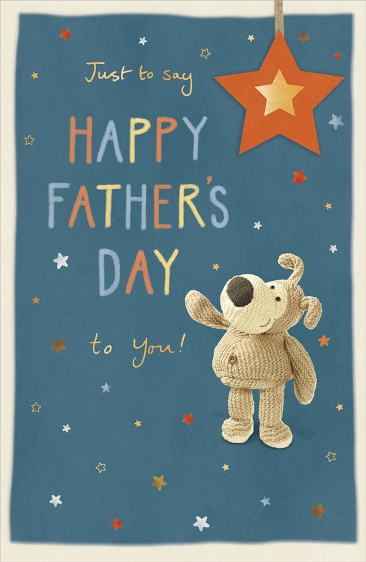 Boofle and Star Father's Day Card