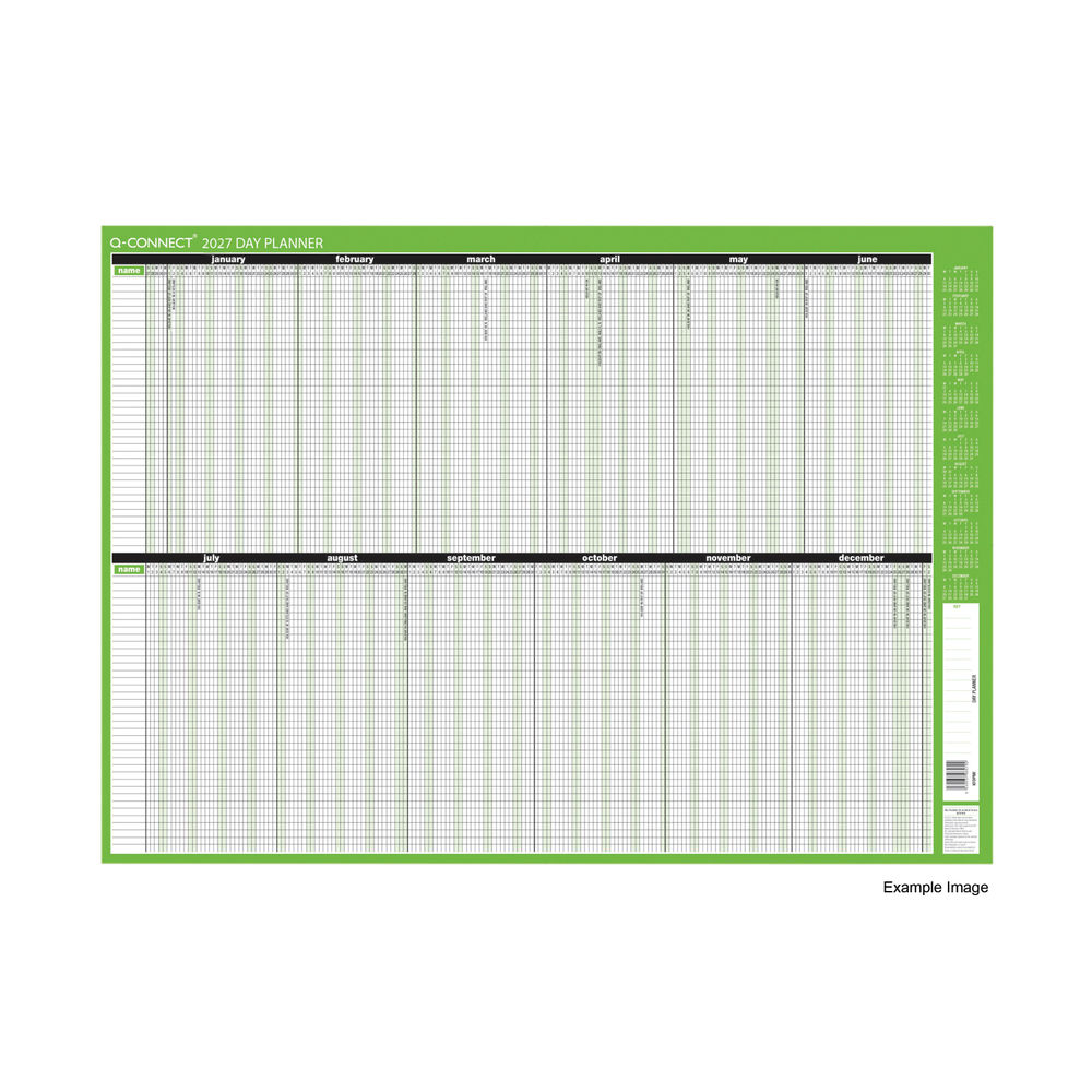 2027 Staff/Project 7 Days Planner Unmoounted - 855 x 610mm KFDPU27