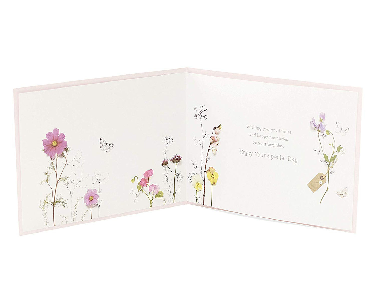6 x Floral Birthday Cards Pretty 