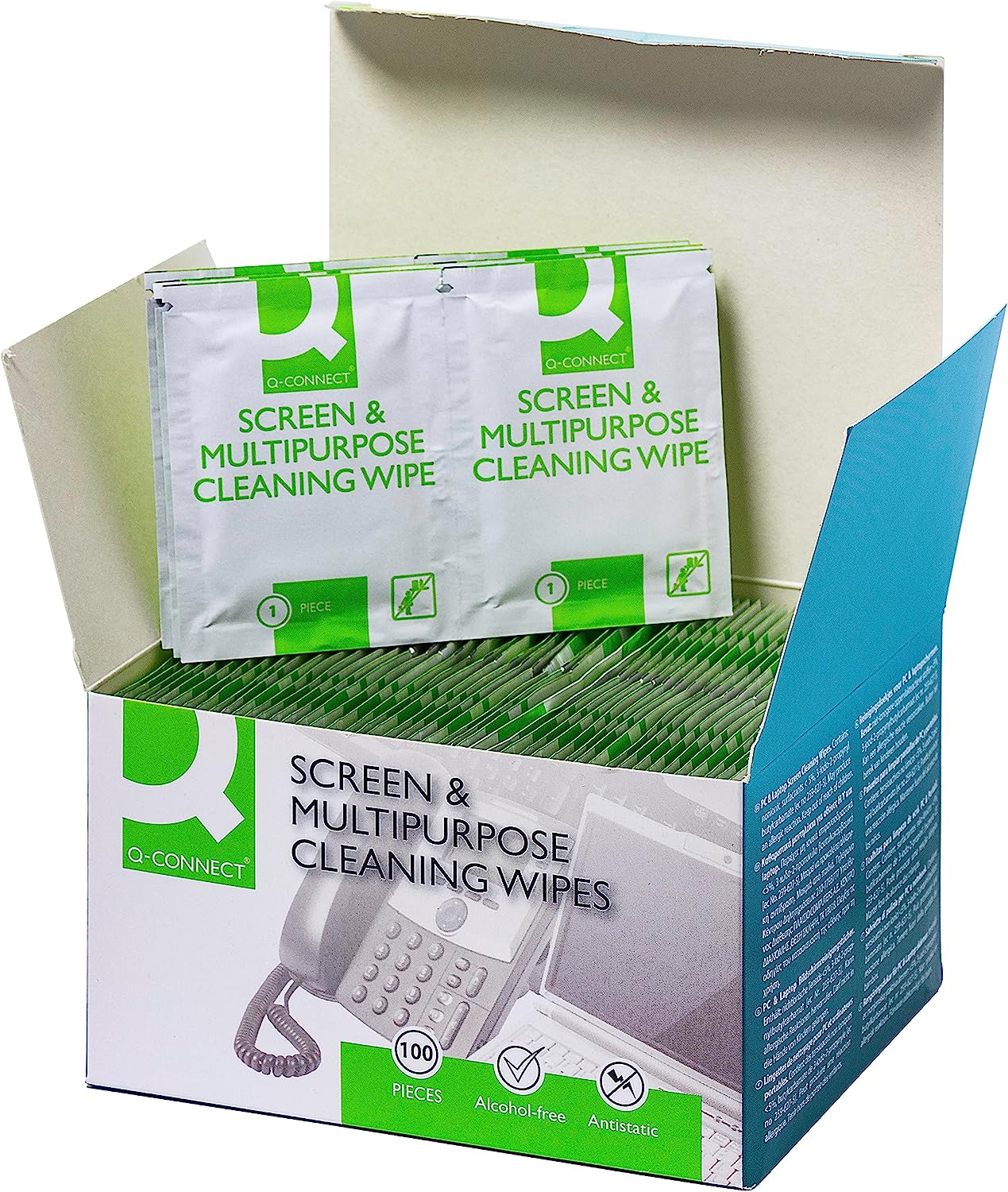 Pack of 100 Screen & MultiPurpose Wipes Shop Inc
