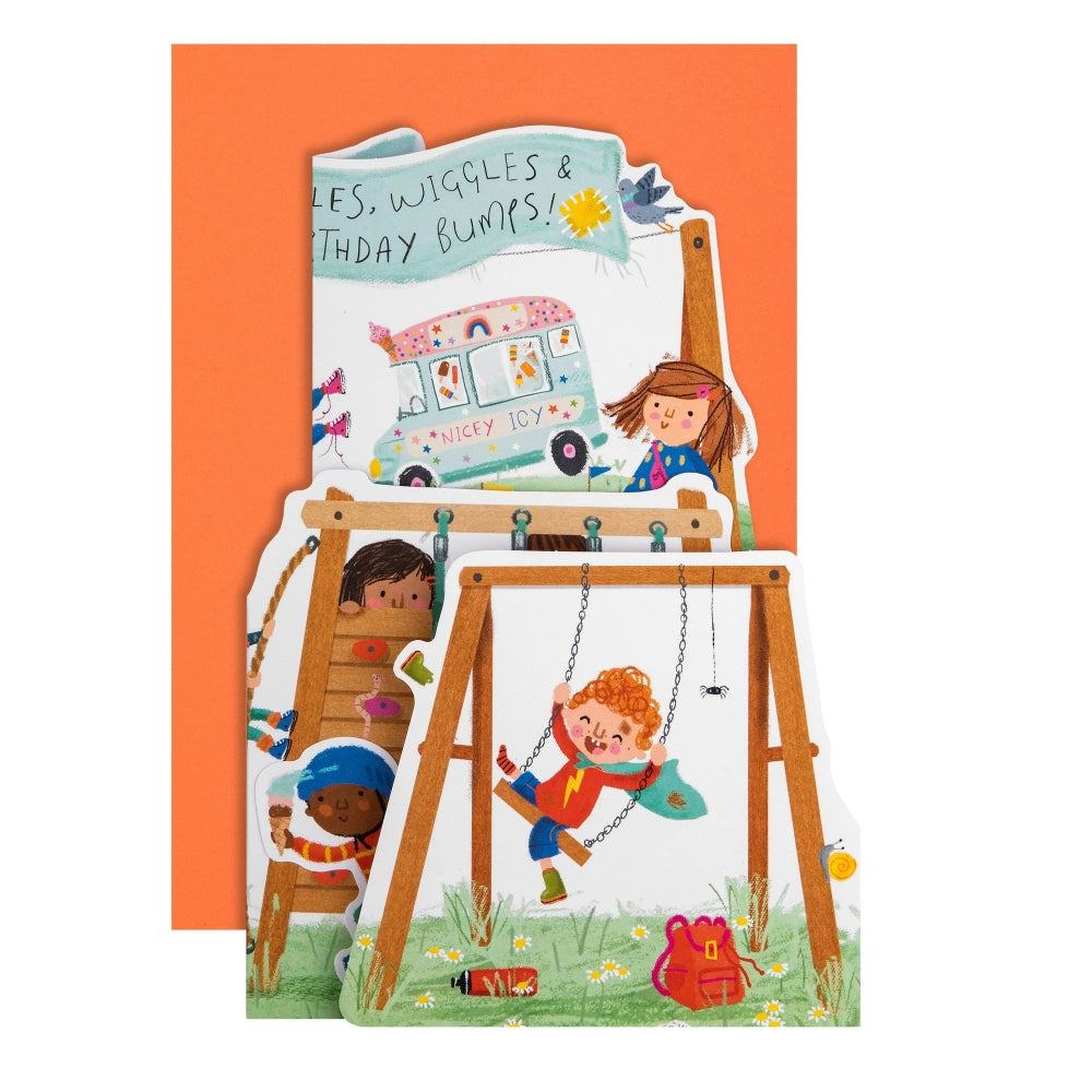 3D & Pop Up Children's Park Design Kids Birthday Card