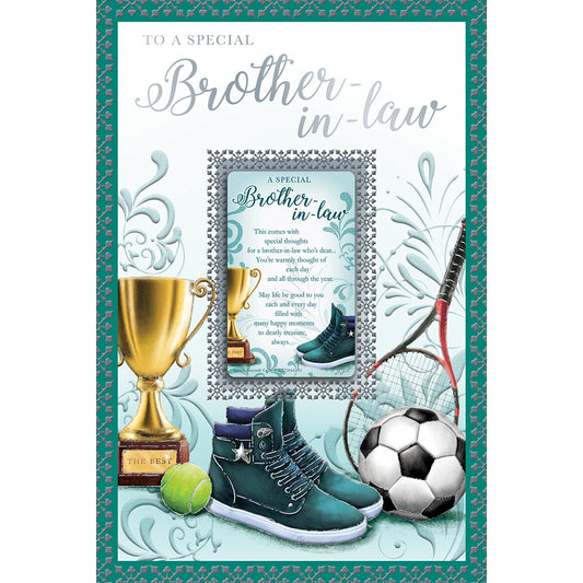 To A Special Brother-in-law Keepsake Treasures Birthday Greeting Card