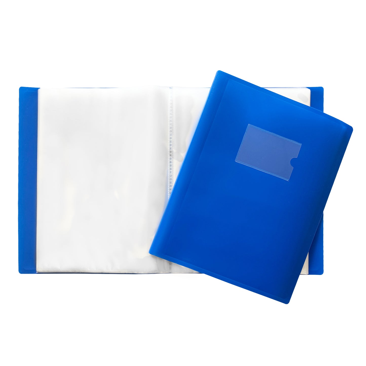 Pack of 10 A4 100 Pocket Blue Flexible Cover Display Books