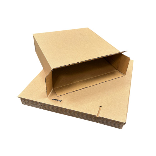Pack of 50 Cardboard Packing Boxes 33x10x34cm — 3mm Corrugated Flute