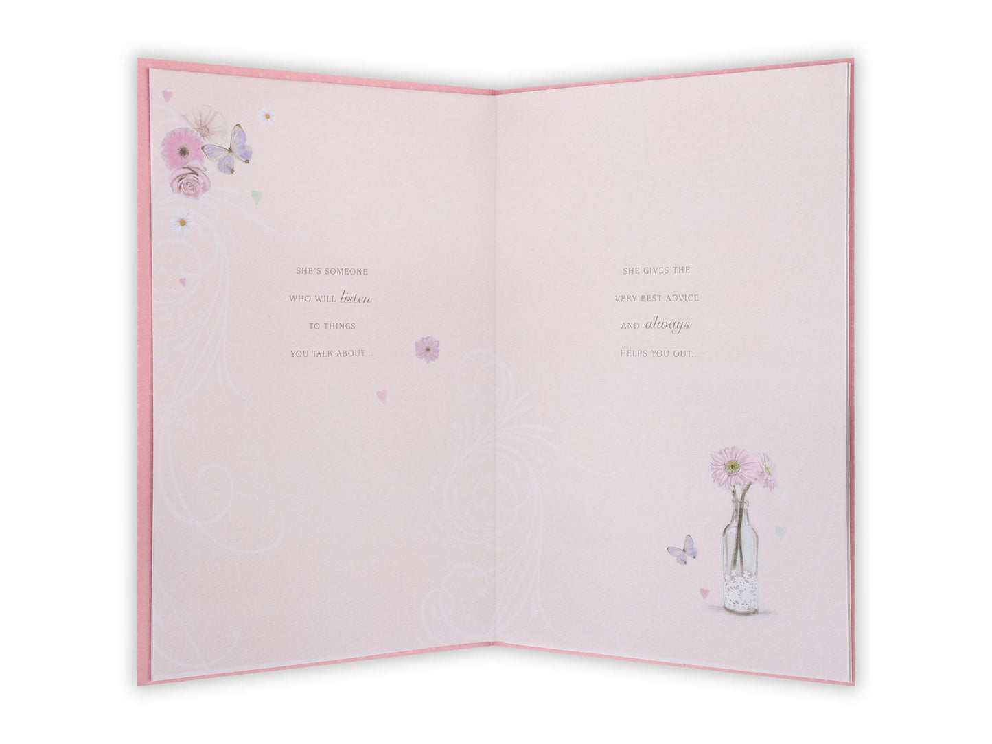 Grandma Booklet Words Portraits Birthday Card