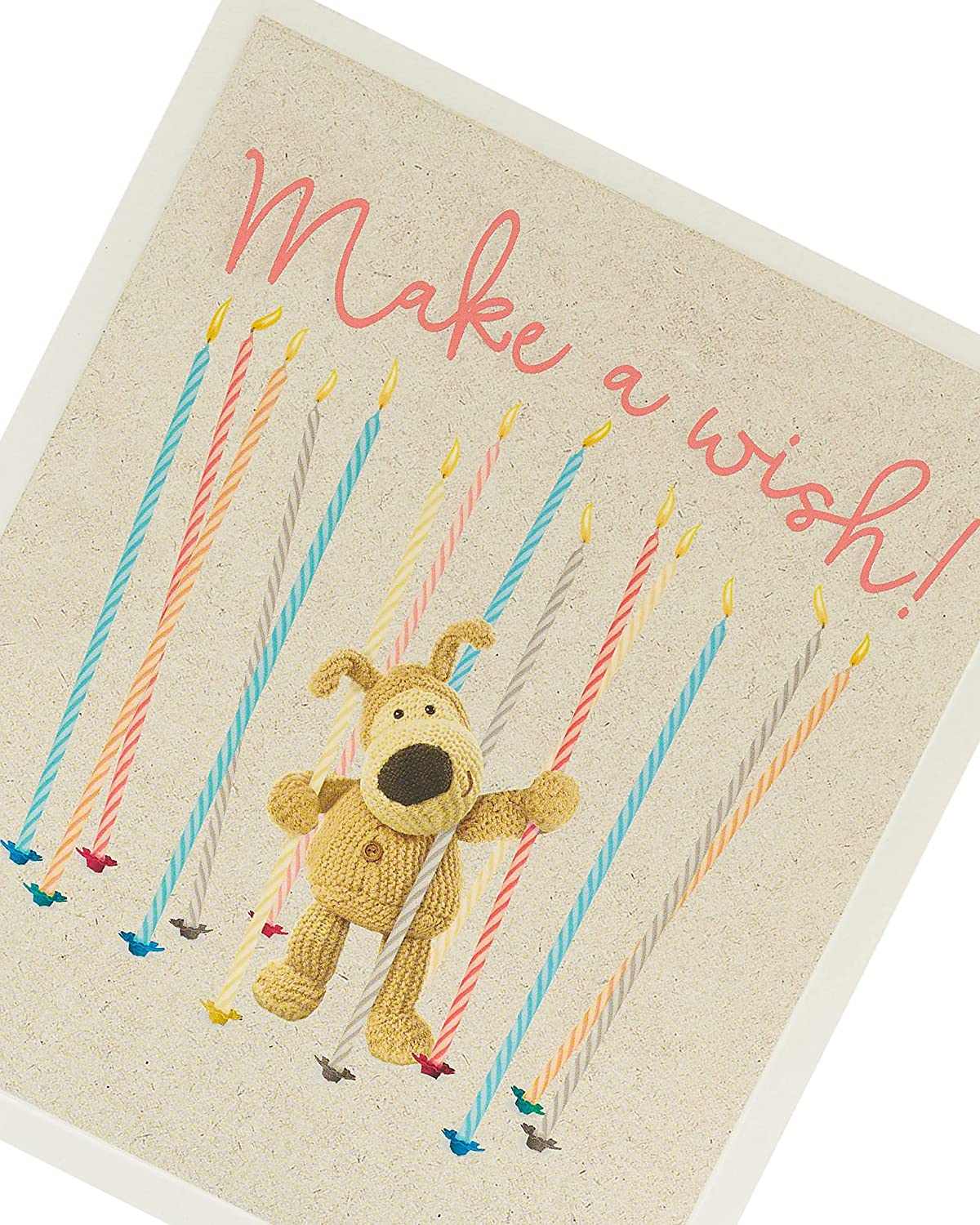 Make a Wish Boofle with Candles Birthday Card