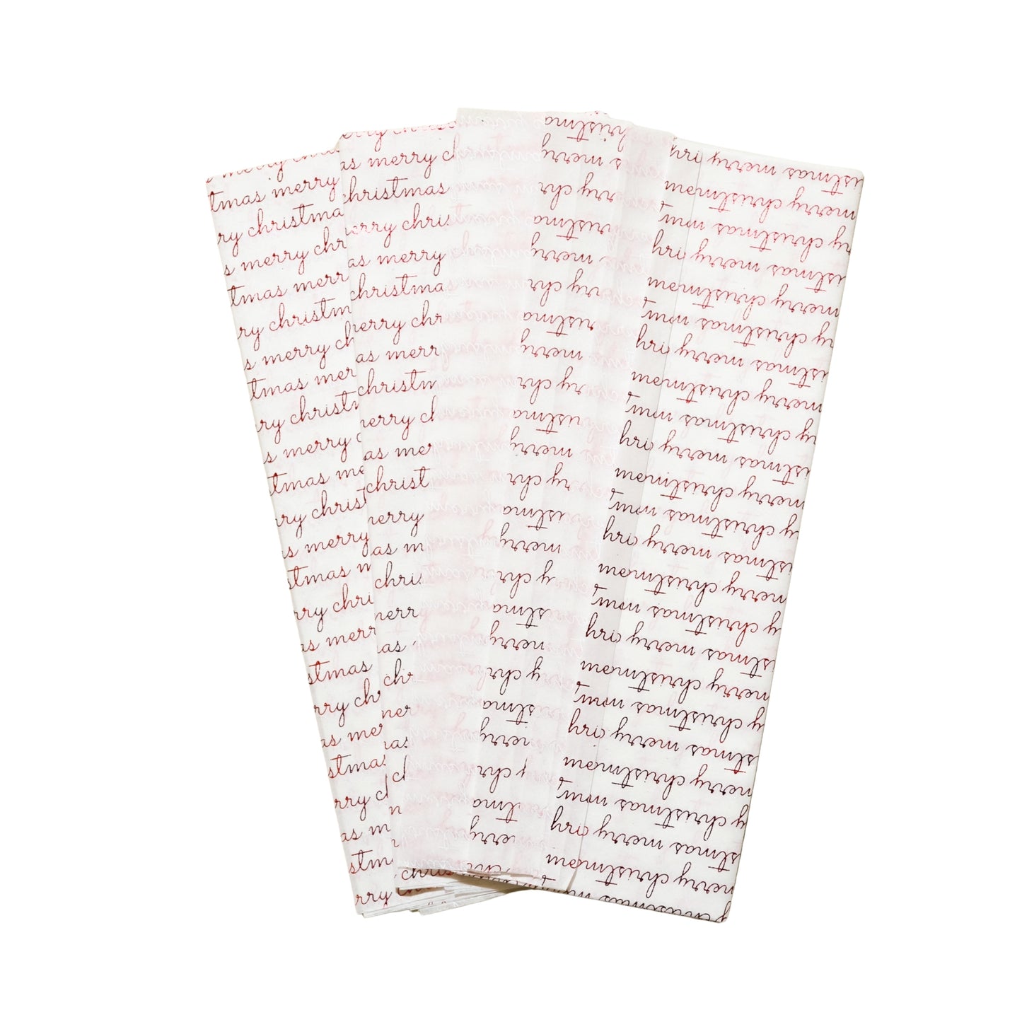 Pack of 10 Merry Christmas Luxury Red Metallic Plastic-Free 18gsm Tissue Paper Sheets 50x70cm - Patterned Tissue Paper for Xmas, New Year, Party, Wedding, Birthday Packing Present Gift Box DIY Art Crafts