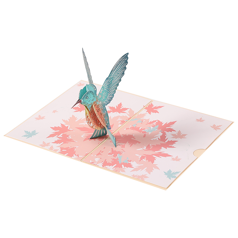 Whispers of Maple & Wings 3D Pop Up Greeting Card - Birthday Mother's Day