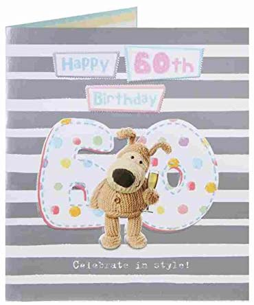 Boofle Age 60th Birthday Card 