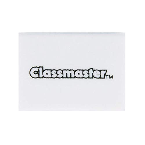 Pack of 45 Classmaster Plastic White Erasers (PES45)