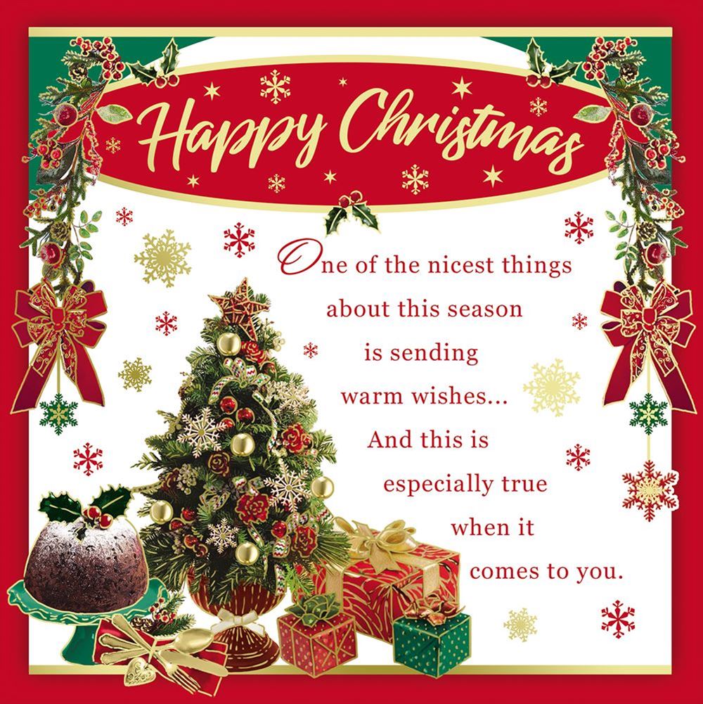 Pack of 10 Reindeer & Holiday Wishes Christmas Boxed Cards