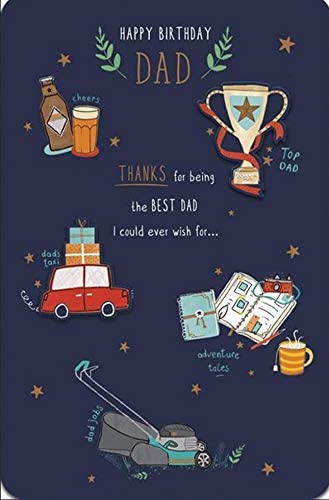 Wish Your Dad A Fabulous Birthday With This Luxury 3D Birthday Card 