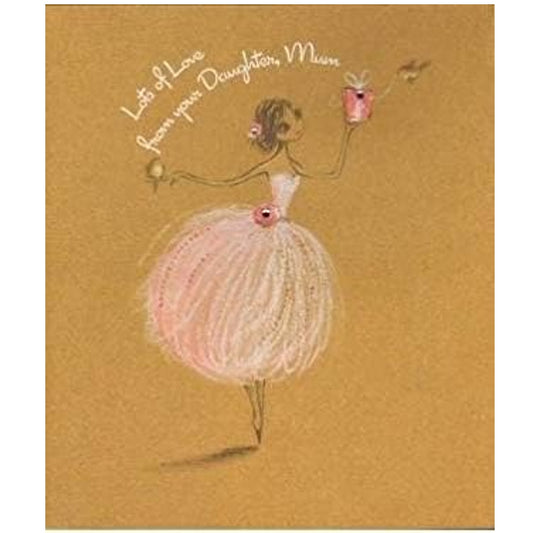 Lots of Love From Your Daughter on Mother's Day Greeting Card