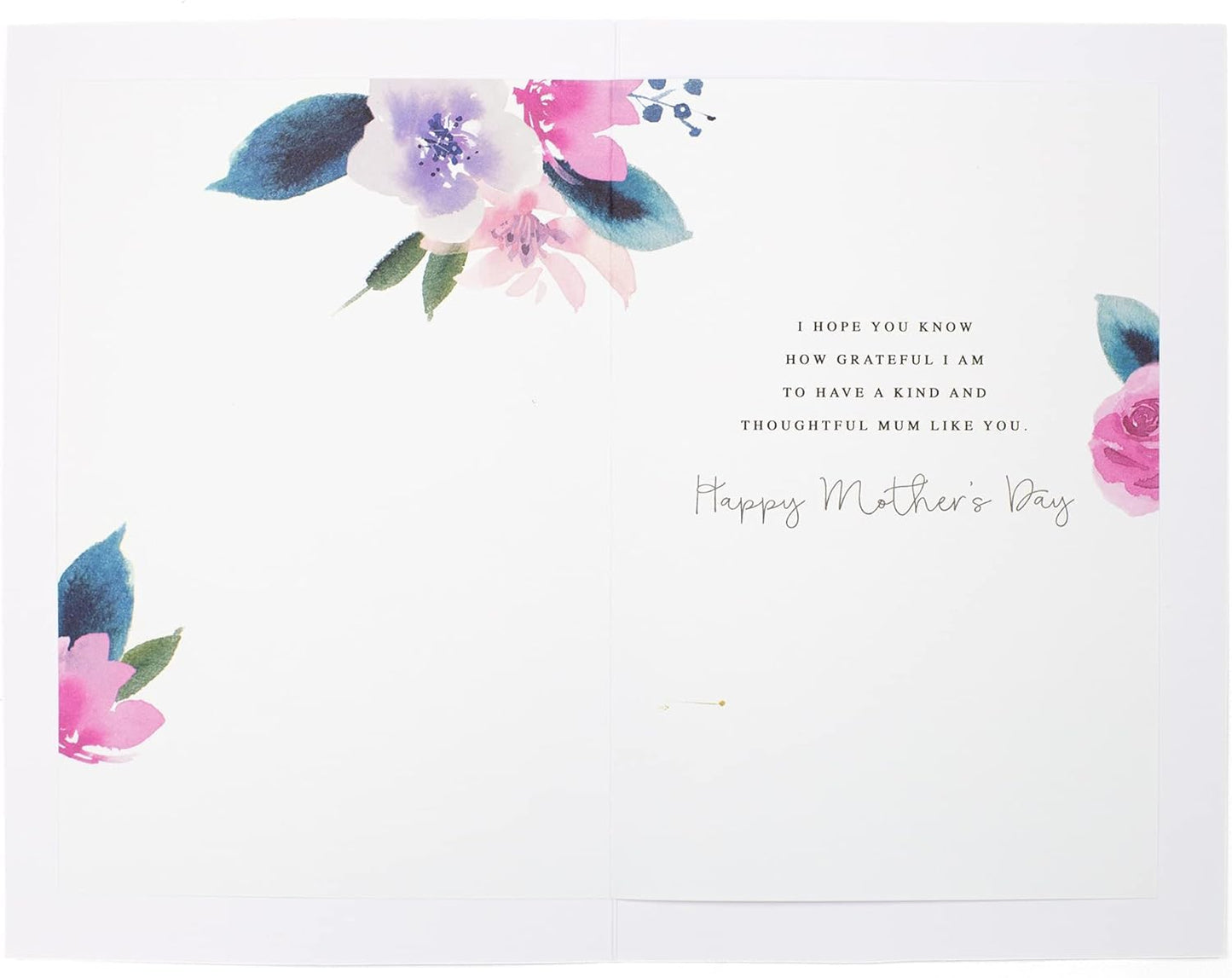 Floral Bouquet Design For Mum From Your Son Mother's Day Card