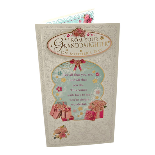 From Your Granddaughter Gifts & Flowers Design Mother’s Day Card