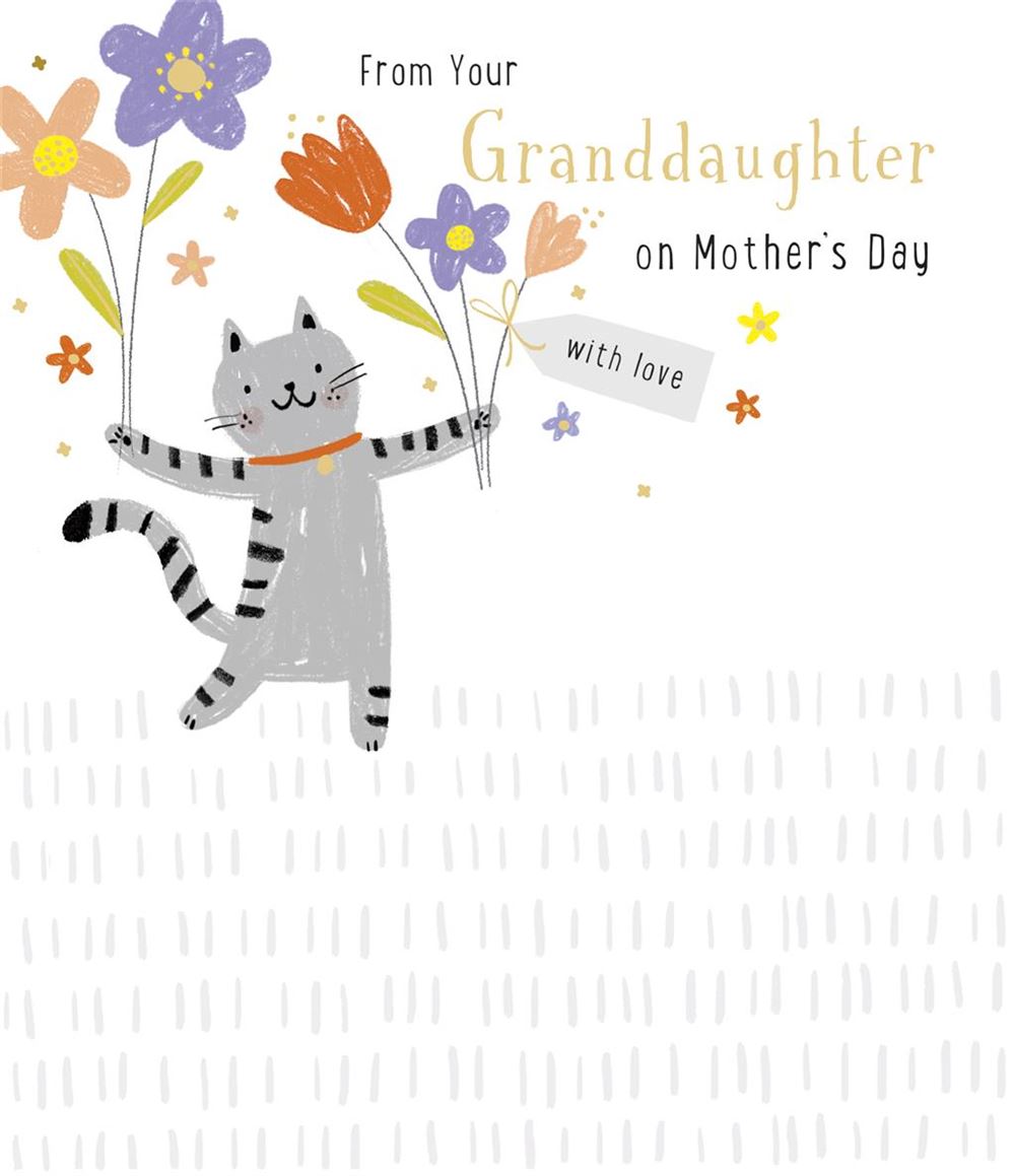 Cat Design From Granddaughter Mother's Day Card