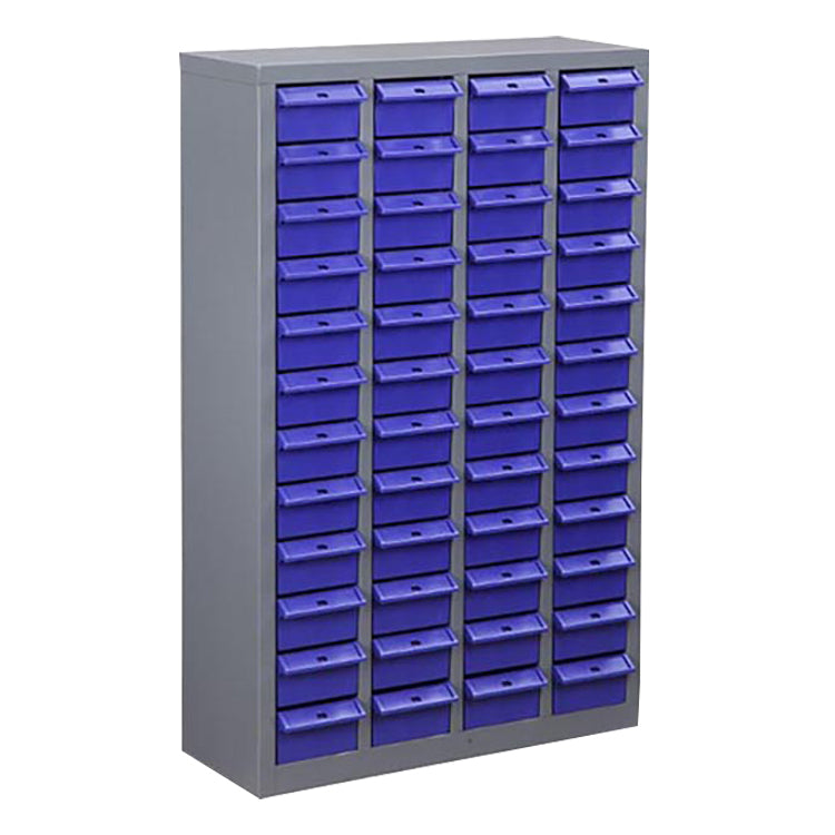 Blue 48 Drawers Parts Cabinet Storage Unit