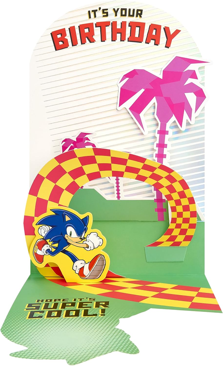 Sonic Kid's Pop Up Birthday Card