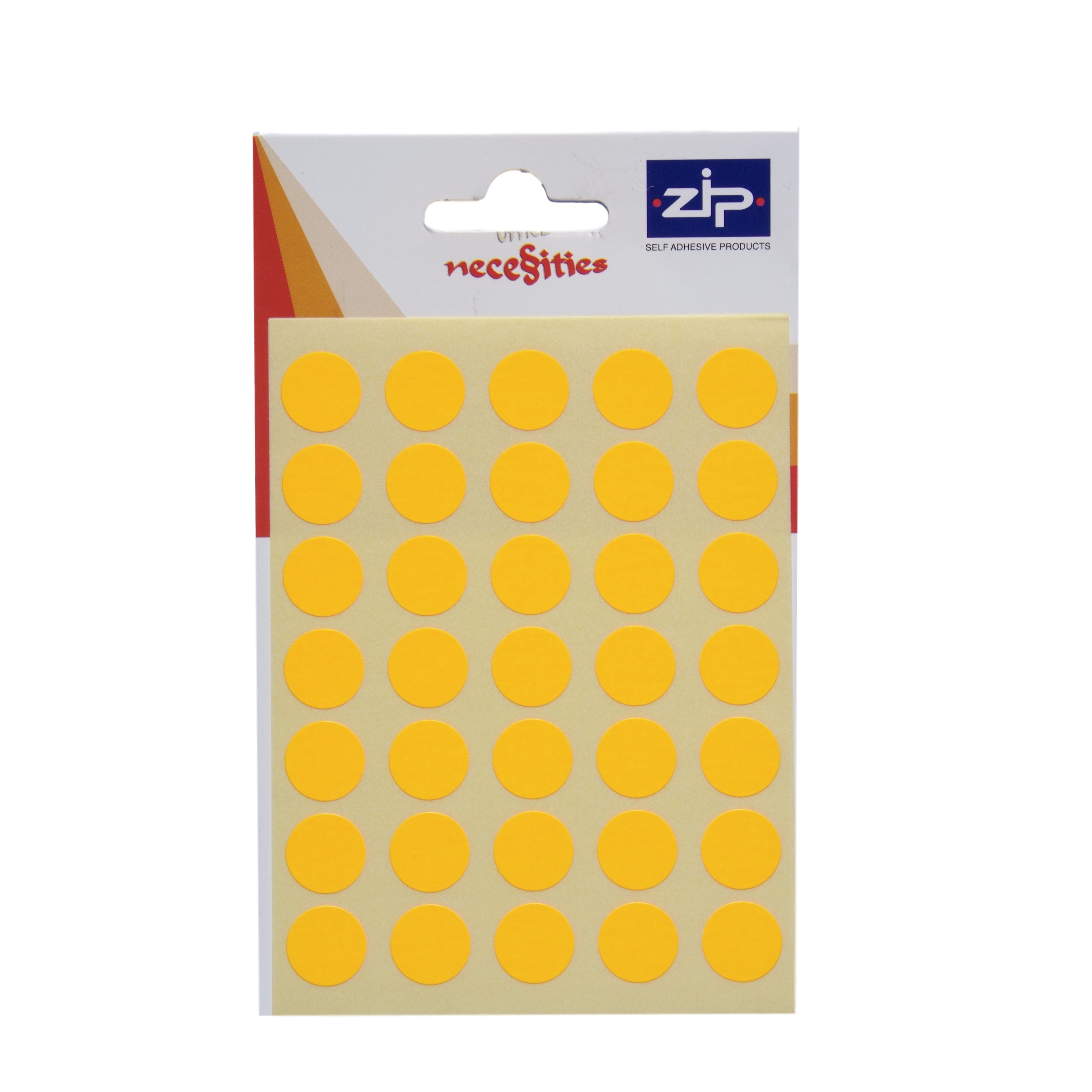 Pack of 140 13mm Fluorescent Orange Labels– Shop Inc