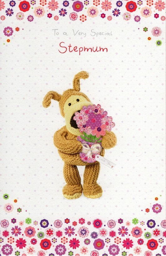 To A Very Special Stepmum Boofle With Flower Mother's Day Card