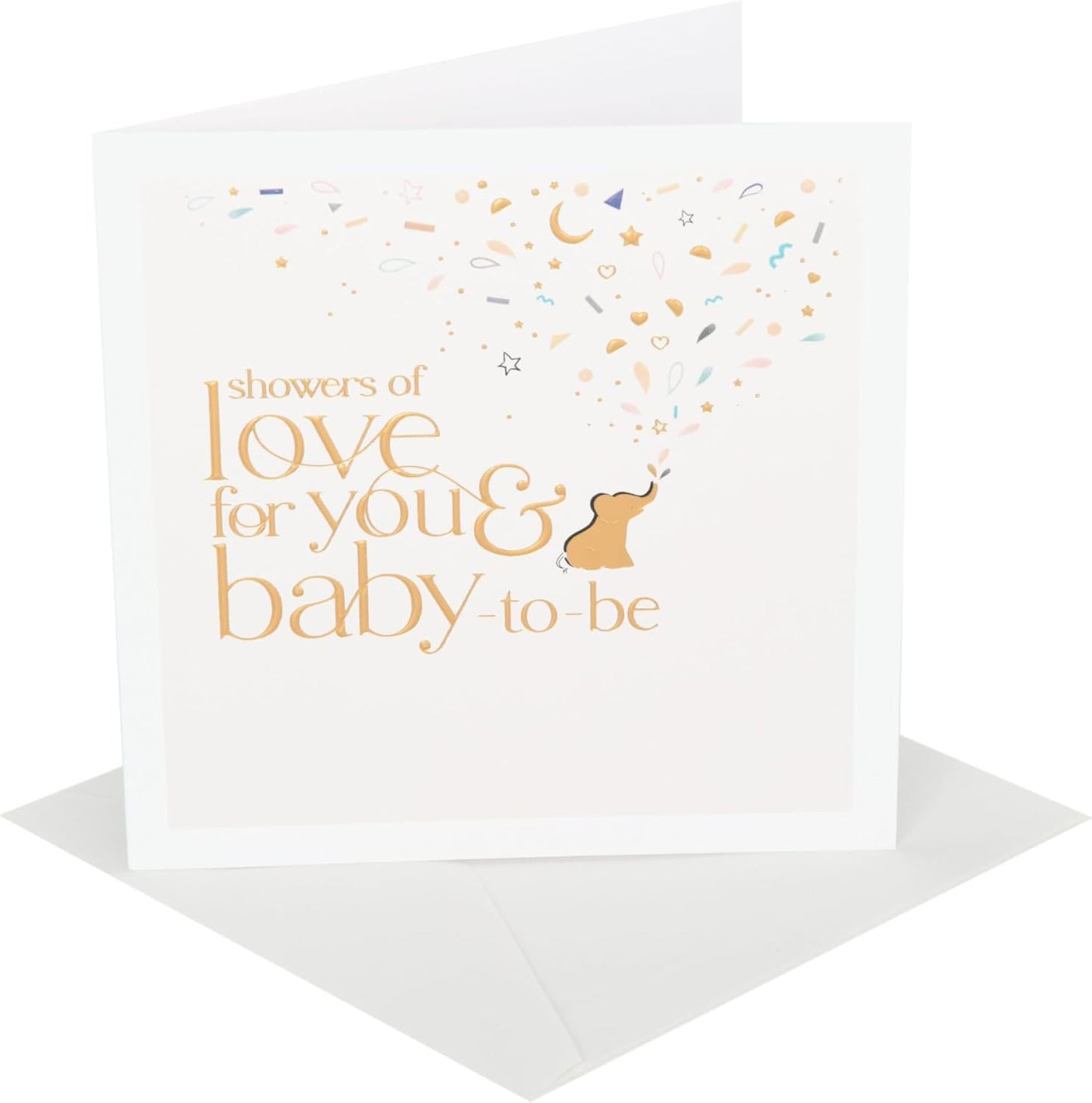 Baby Elephant New Parents Baby Shower Congratulations Card
