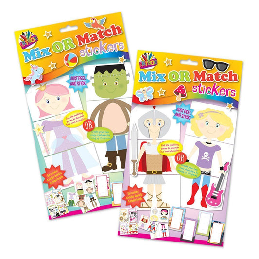 Mix or Match Stickers Assorted Deisgn in Hanging Pack