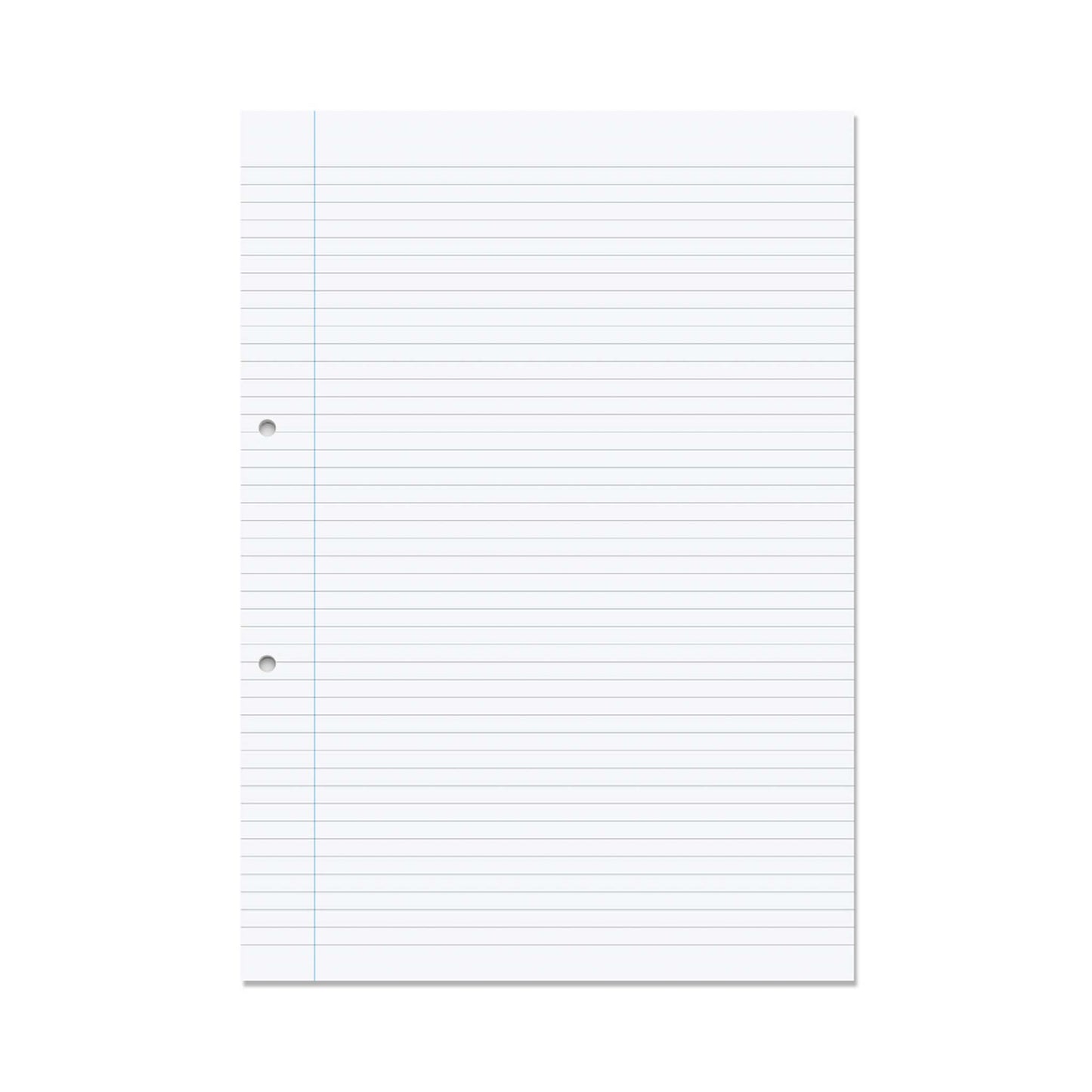 Rhino A4 Punched 500 Leaf 6mm Lined with Margin Exercise Paper