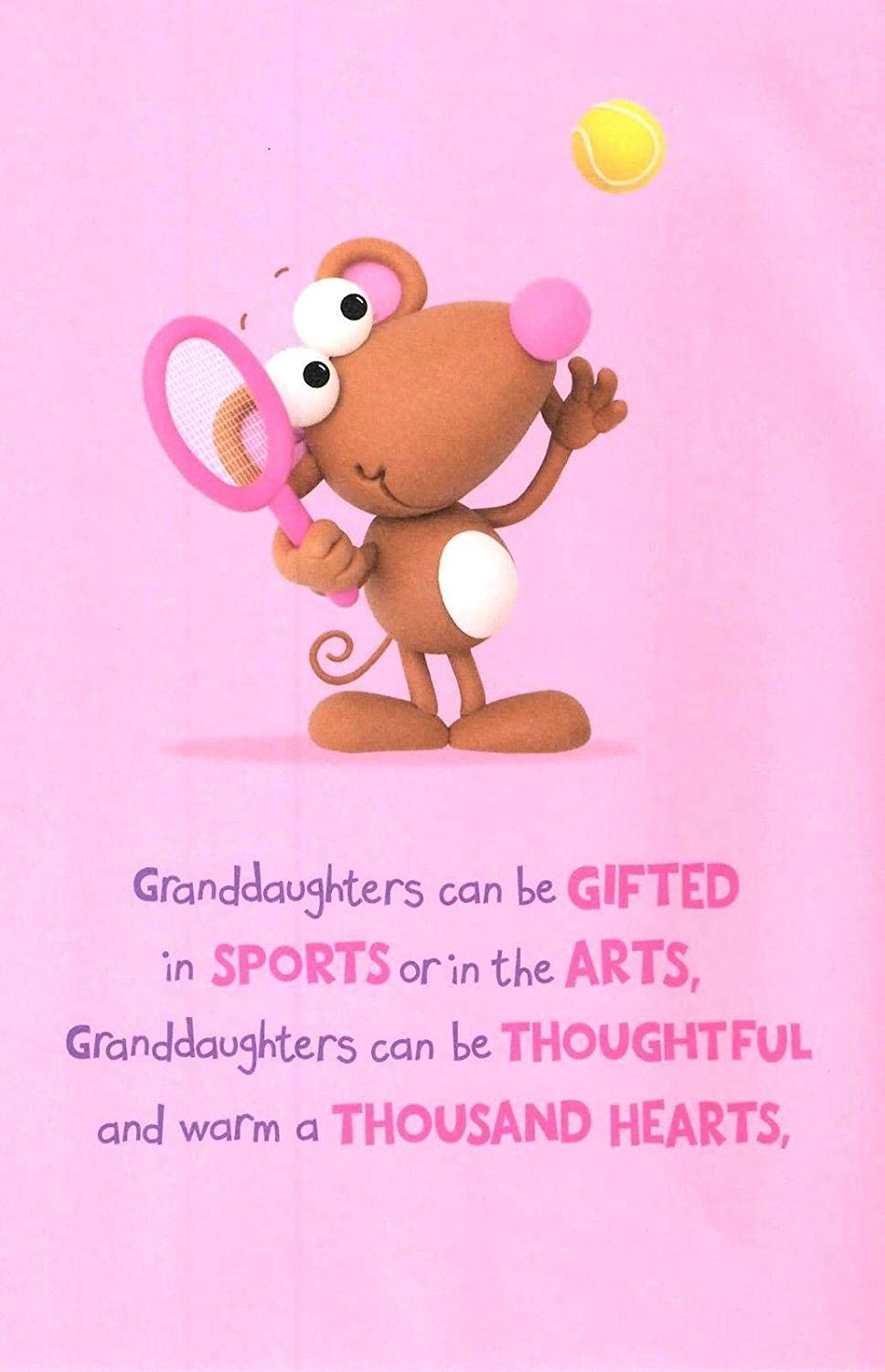 For A Lovely Granddaughter Humour Birthday Card