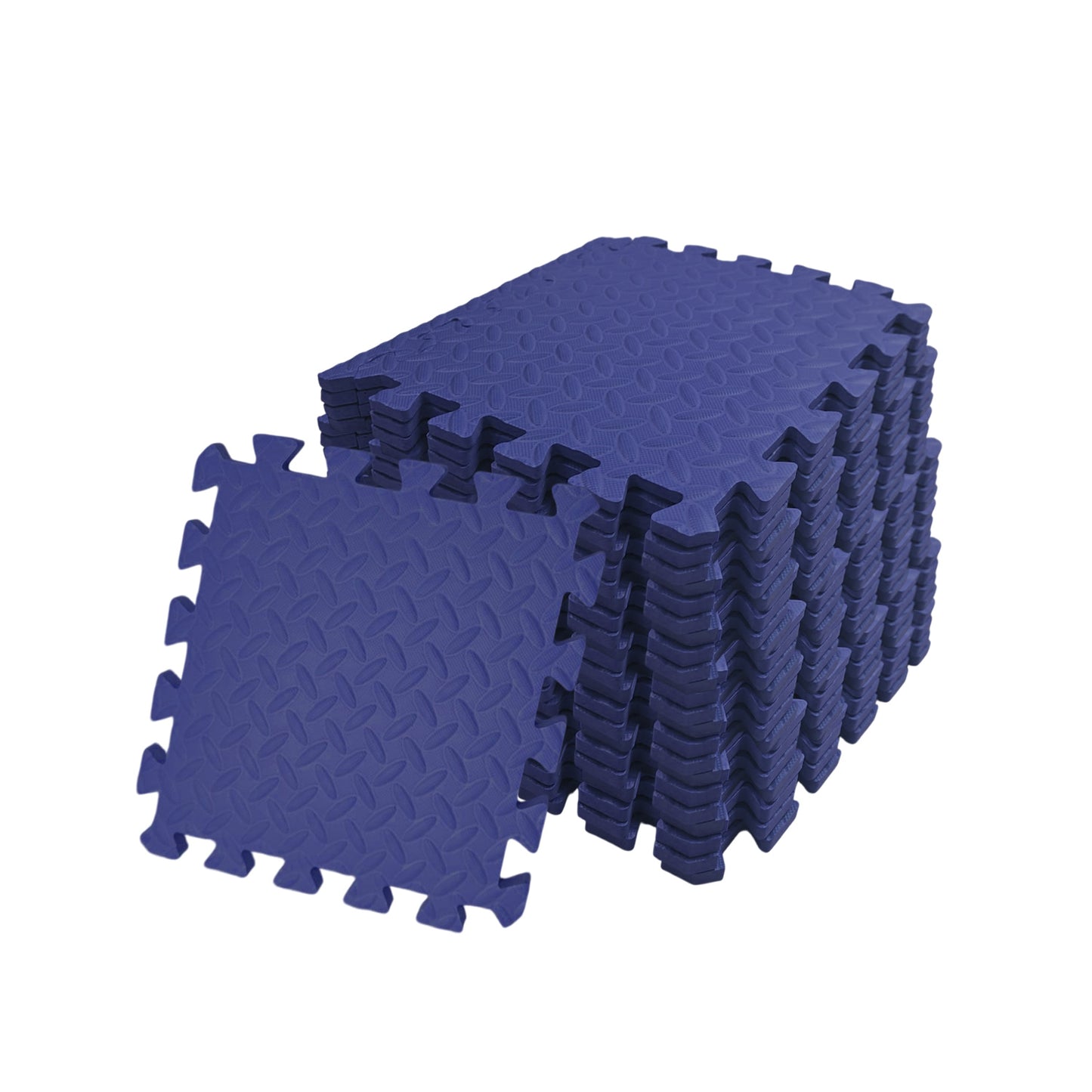 Pack of 80 30x30cm Navy Blue Coloured 1cm Thick EVA Foam Mats