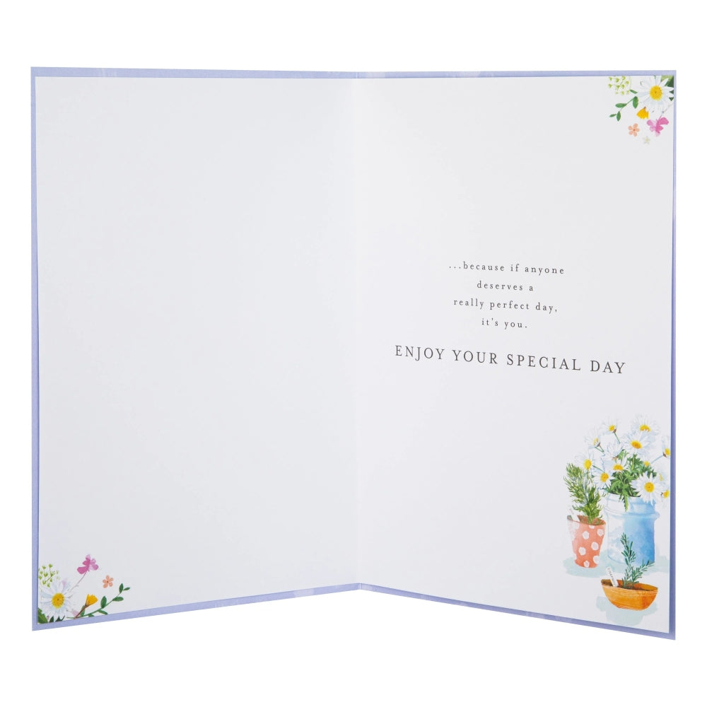 Flowers & Plants Design for Sister In Law Birthday Card