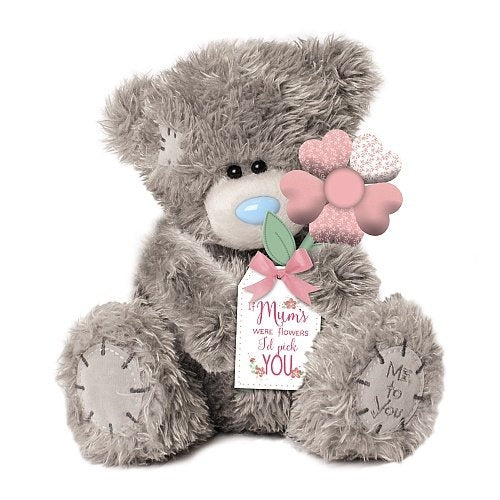 Me to You 18cm Mum Teddy If Mums' were flowers I'd pick You Holding Flower