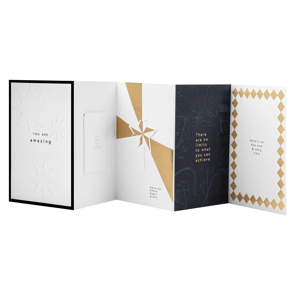 Memento Luxe Premium Congratulations Card with Mini Card, Keepsake