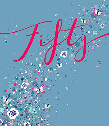 50th Birthday Card Fifty For Her Friend