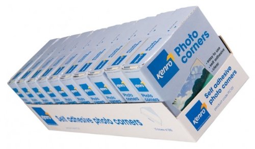 Kenro Single-sided Adhesive Photo Corners (Pack 250) 