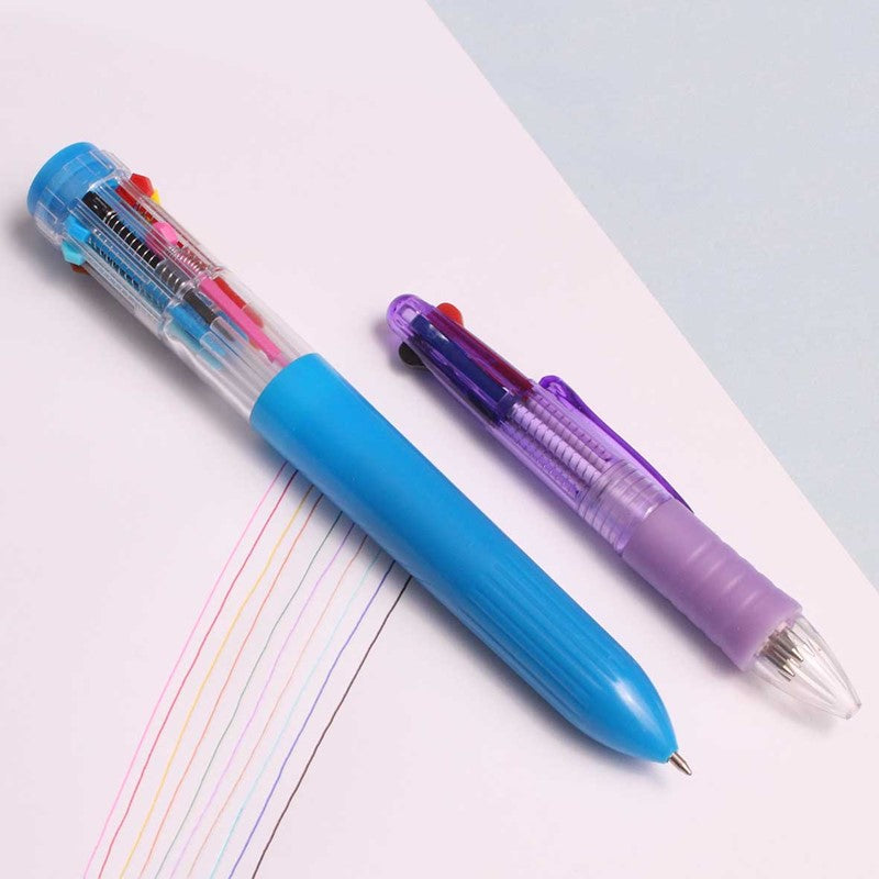 Pack of 2 Multicolor Retractable Ball Pens