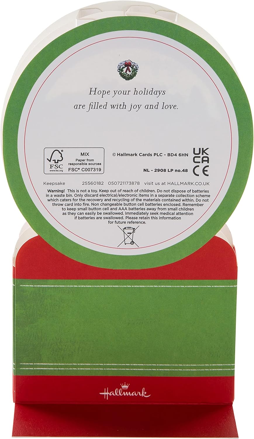 3D Pop-Up Musical Winter Journey Snowglobe Design Christmas Card