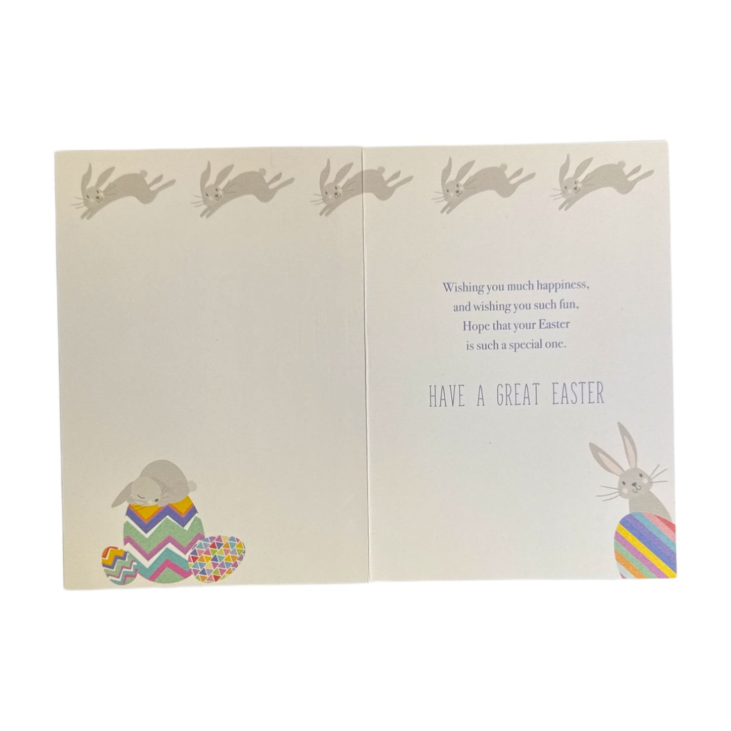 For Godson Multicoloured Eggs Pattern Design Easter Card
