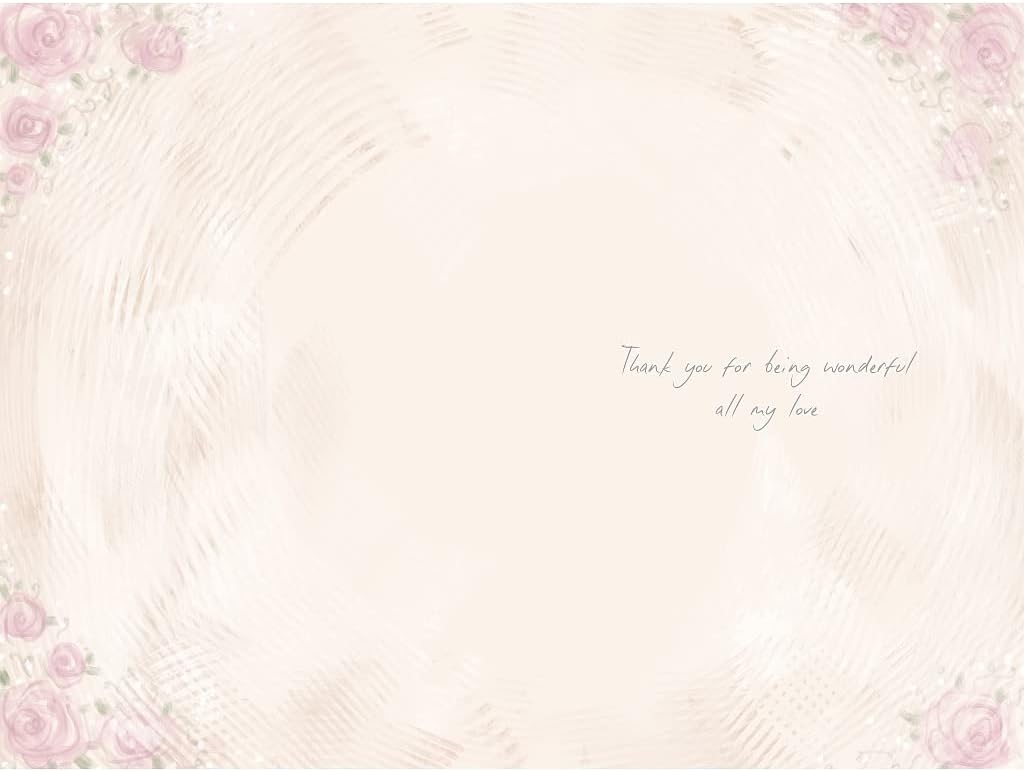 Softly Drawn Bears Holding Hands Wife Anniversary Card