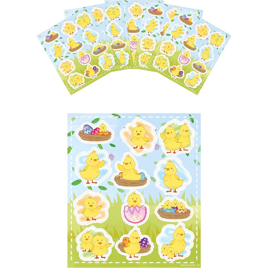 12 X Sheet of 12 Easter Stickers