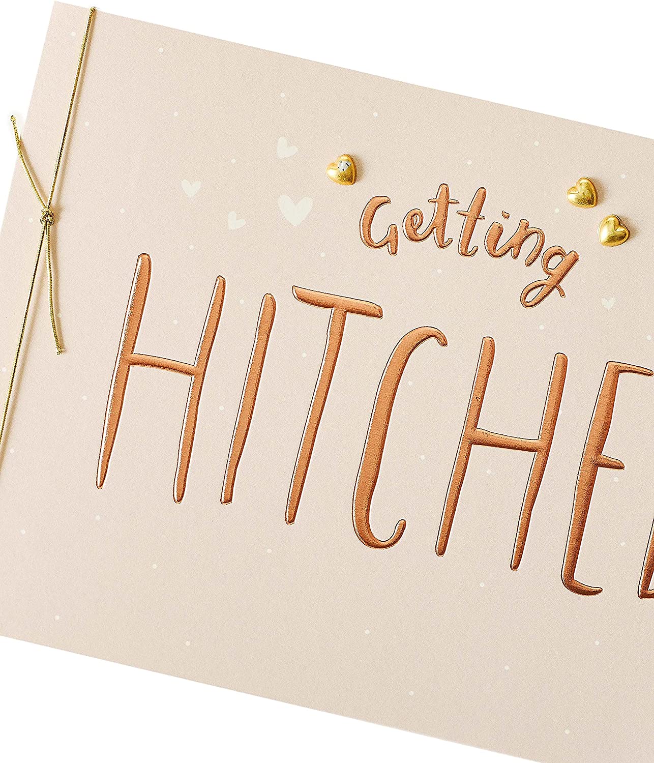 Getting Hitched Wedding Congratulations Card 