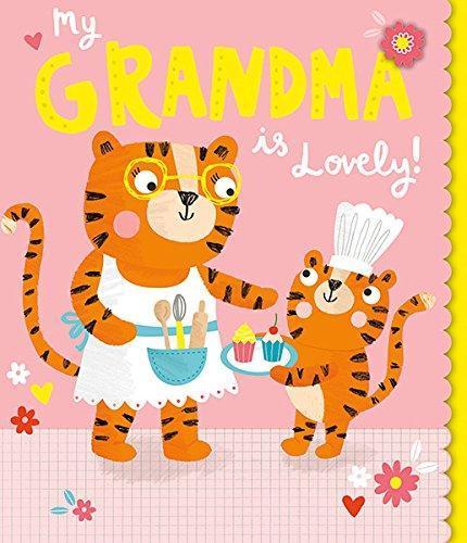 Grandma Tigers Baking Cut-out Edge Mother's Day Greeting Card