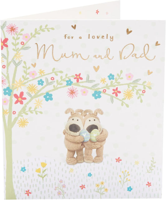 Boofle Cute Design Mum & Dad Easter Card