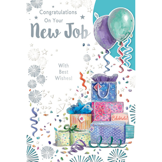 Congratulations On Your New Job With Best Wishes Celebrity Style Greeting Card
