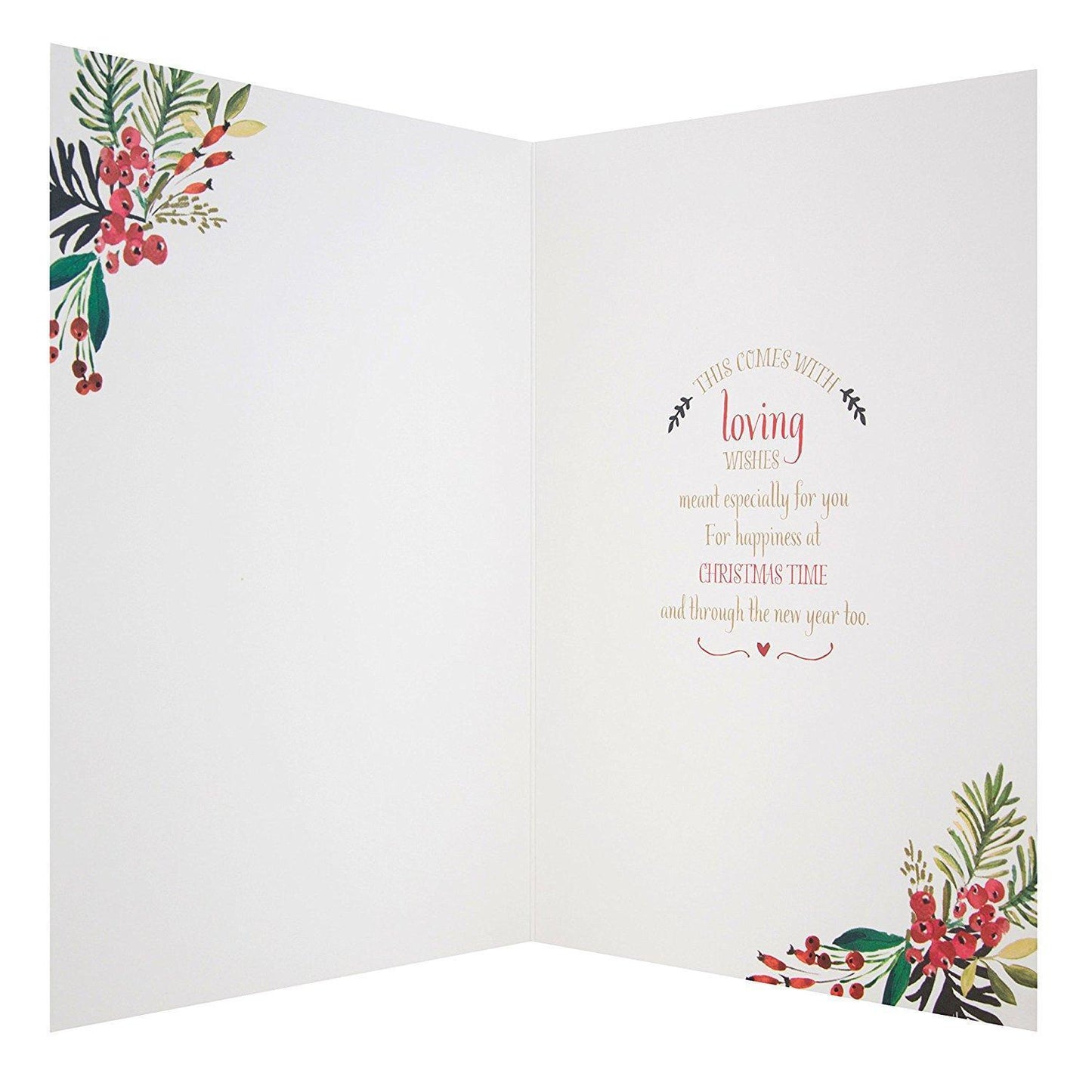 Dad "Loving Wishes" Christmas Card