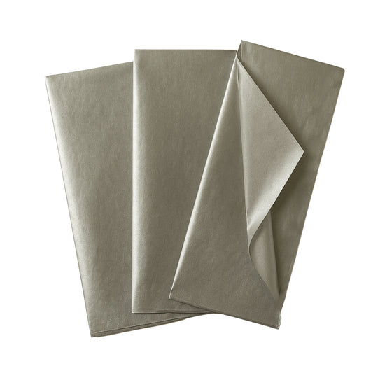 Pack of 800 Metallic Silver Acid Free 50 x 70cm Tissue Paper Sheets