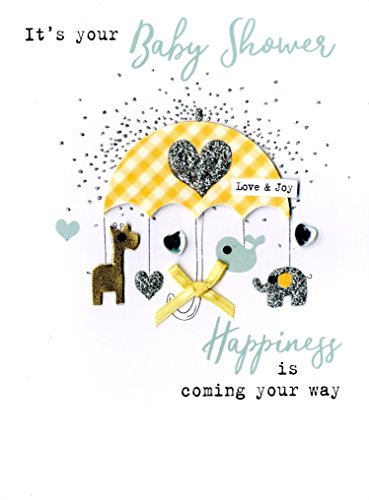It's Your Baby Shower Irresistible Greeting Card Embellished Cards