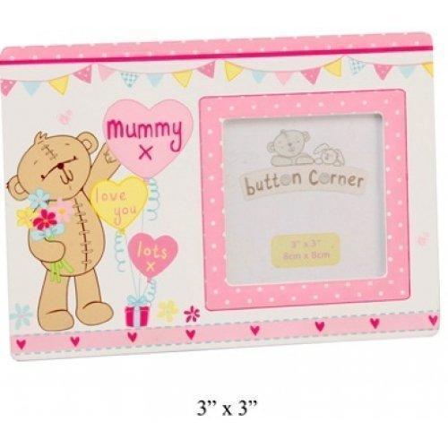 Button corner Mummy Photo Frame